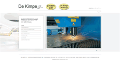 Desktop Screenshot of dekimpe.be